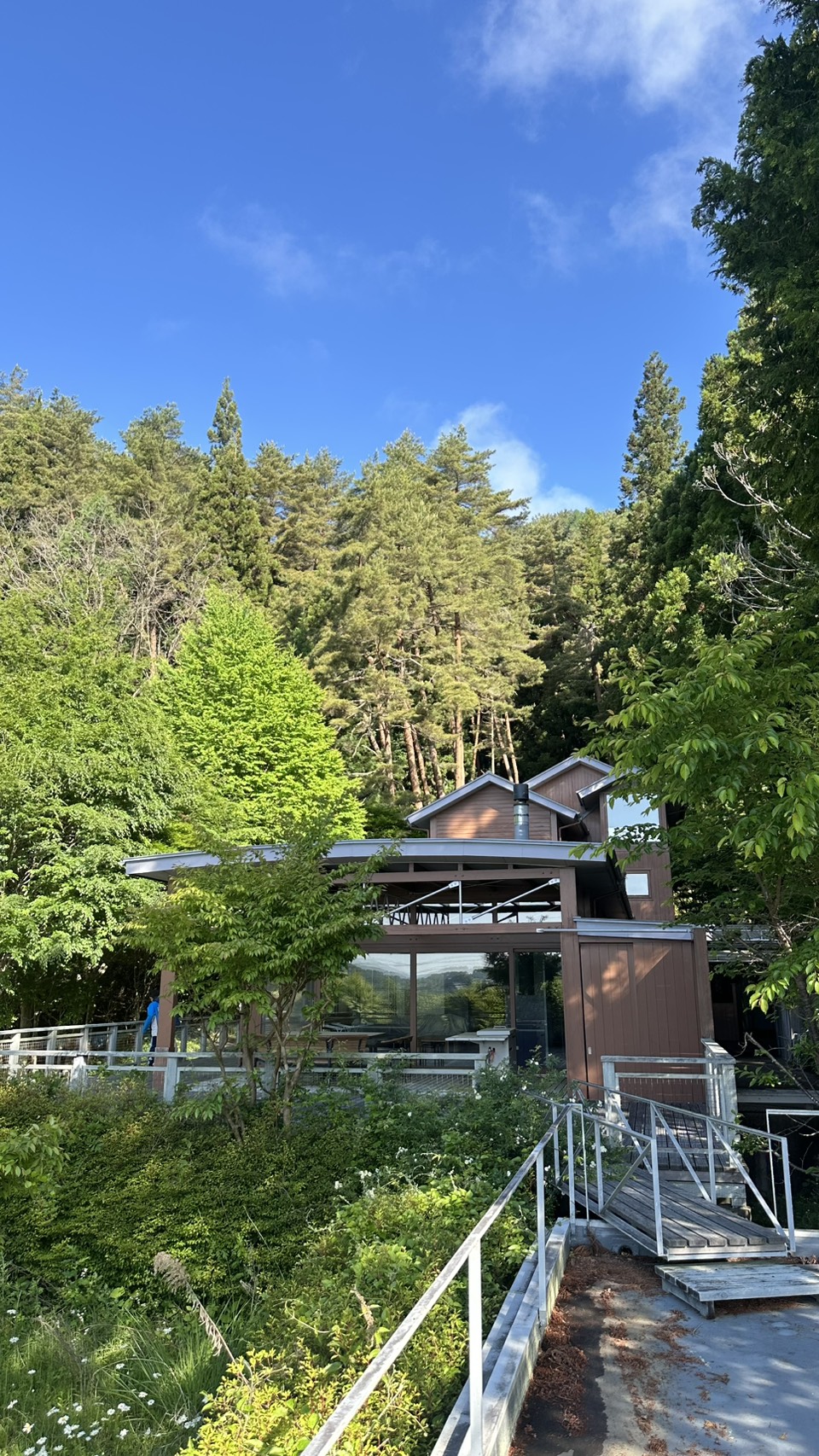 河口湖別荘の外観